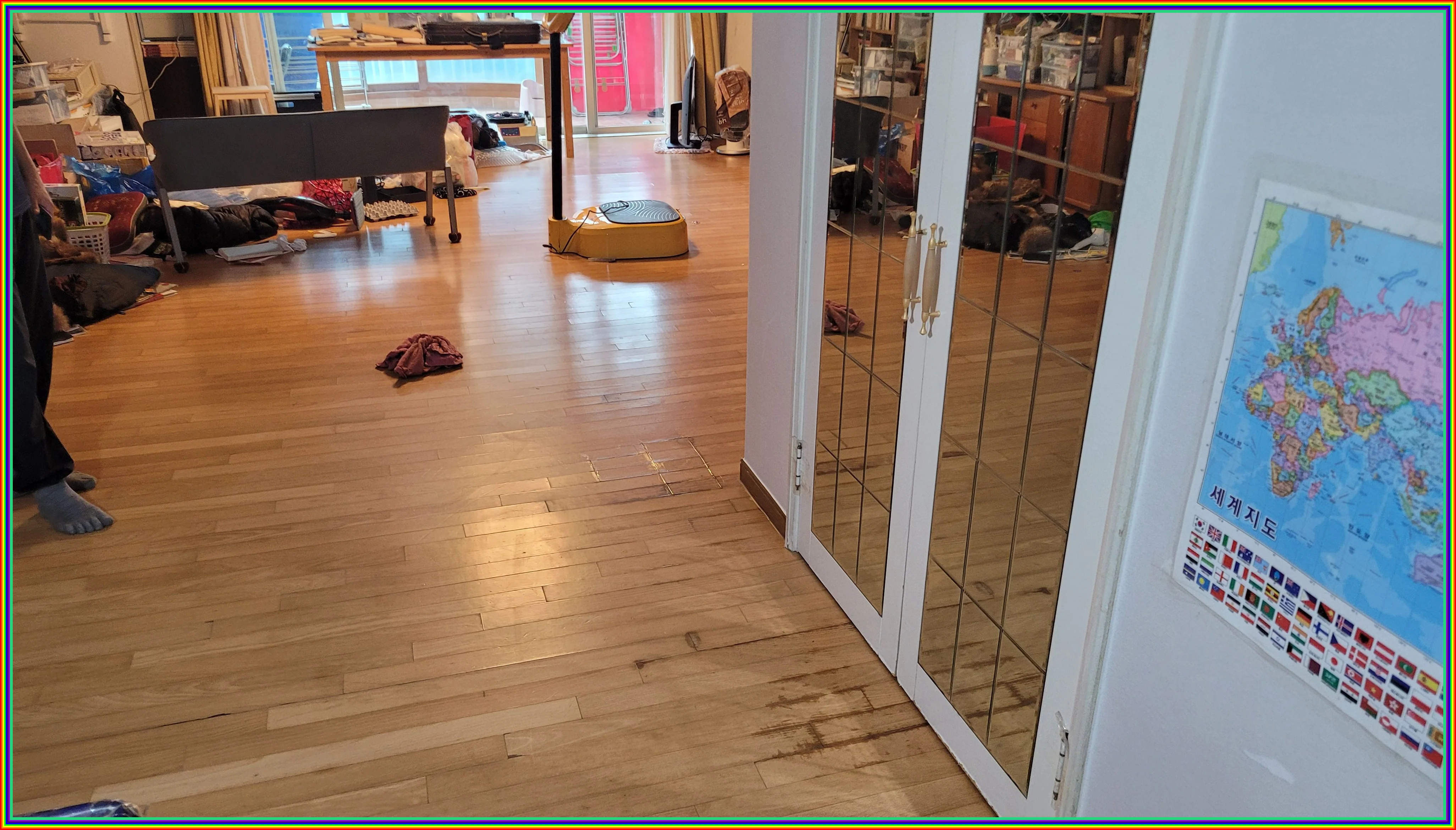 누수 현장 이미지